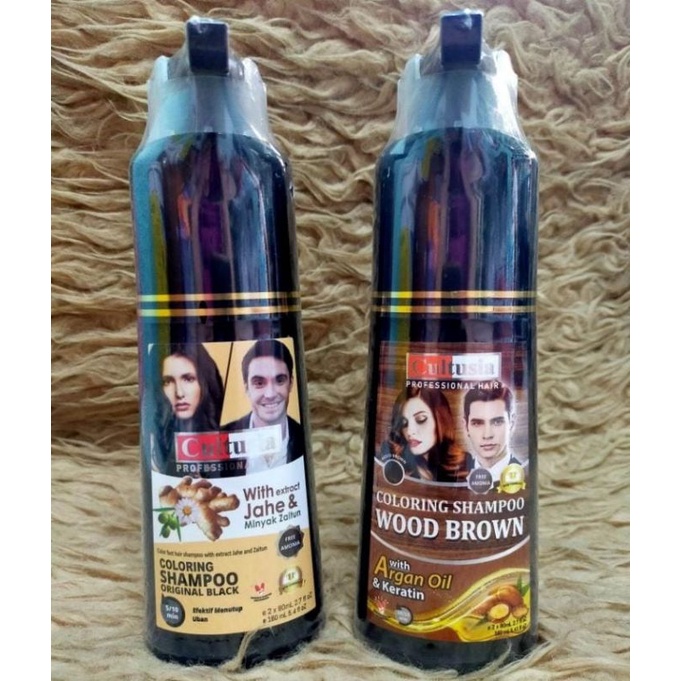 CULTUSIA COLORING SHAMPOO 160ML SHAMPOO PEWARNA RAMBUT UBAN