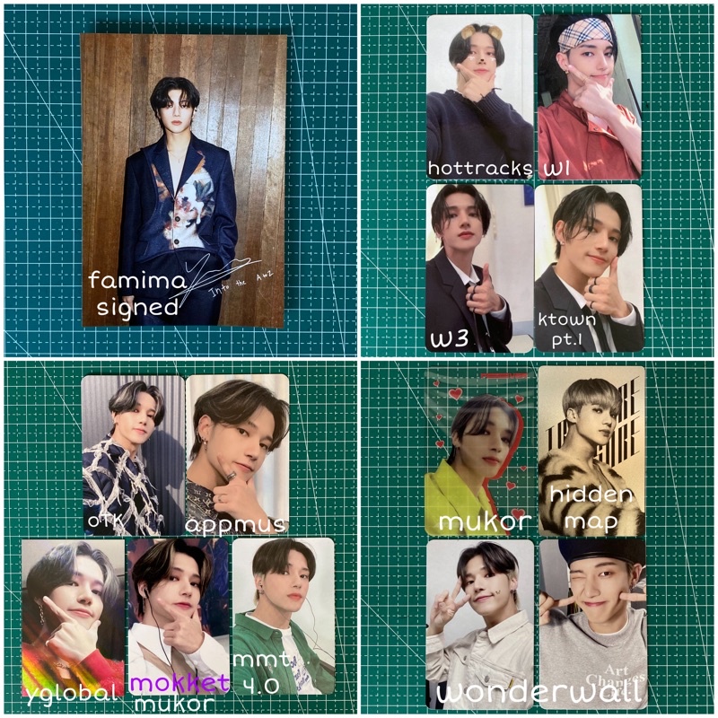 ATEEZ - WOOYOUNG PHOTOCARD NON ALBUM FEVER PART.1 PART.2 FAMIMA HOTTRACKS MOKKET HIDDEN MAP W1 W3 BE