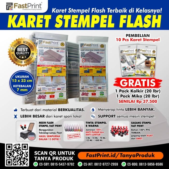 

Karet Spon/Busa Stempel Flash Warna