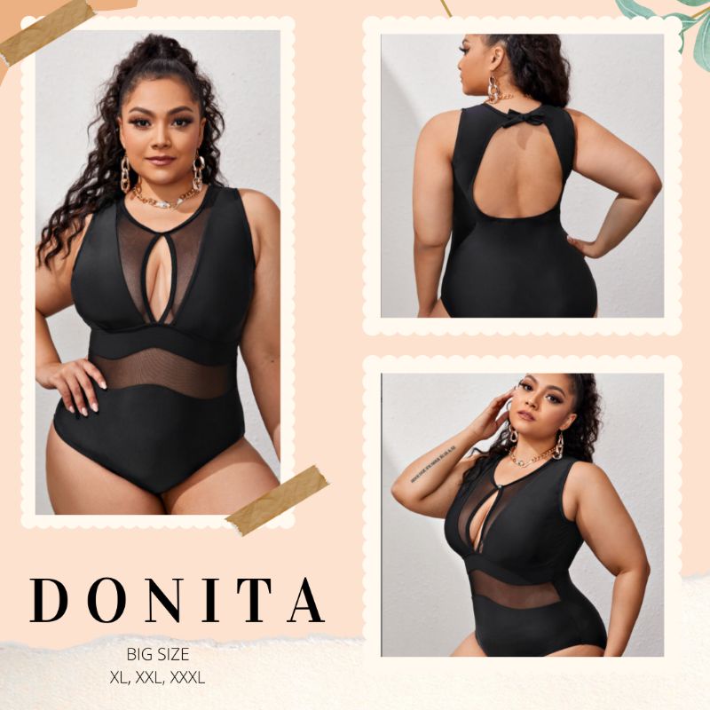 BAJU RENANG BIG SIZE / SWIMSUIT / BEACHWEAR / MONOKINI