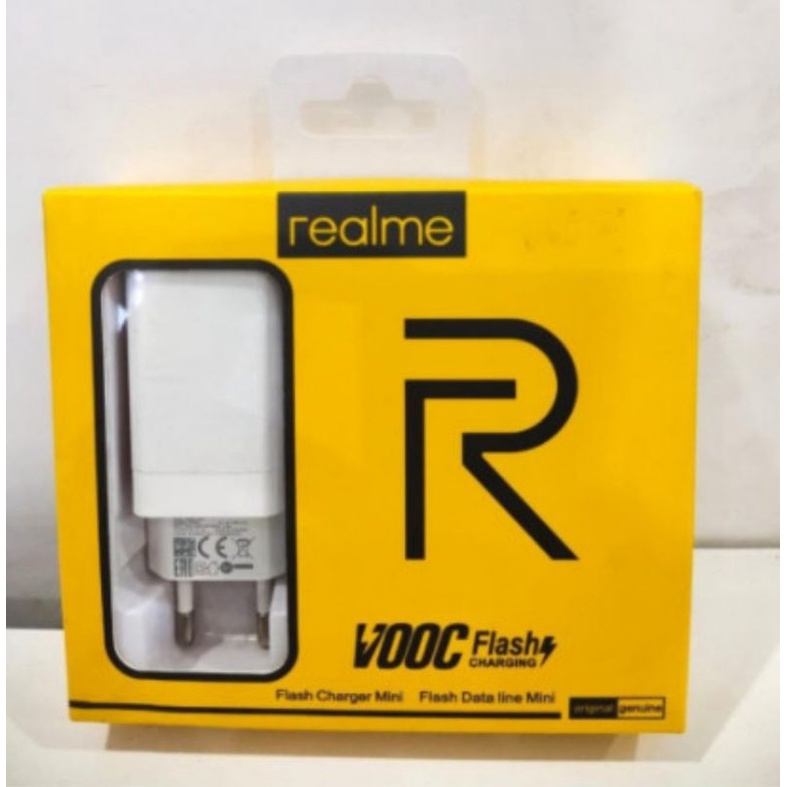 CHARGER REALME VOOC MICRO USB FLASH CHARGING R15 ORIGINAL