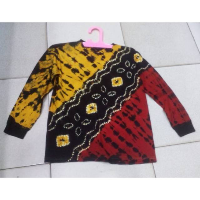 Kaos sasirangan lengan panjang