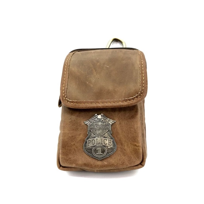 Sarung HP Kulit Harley Davidson Police