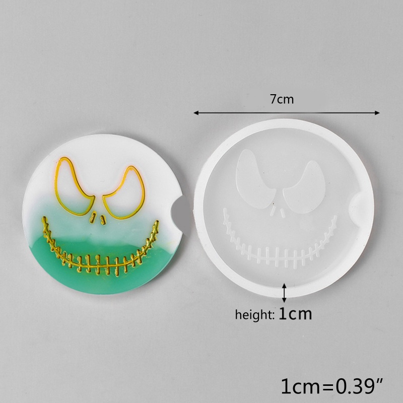 SIY  Super Glossy Keychain Crystal Epoxy Resin Mold Pendant Silicone Mould DIY Crafts Jewelry Necklace Making Tool