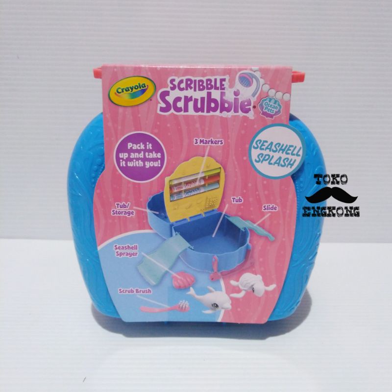 

CRAYOLA SCRIBBLE SCRUBBIE OCEAN PETS SEASHELL SPLASH PLAYSET
