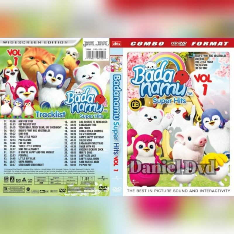DVD Lagu BADA NAMU Vol. 1 isi 30 Lagu Badanamu