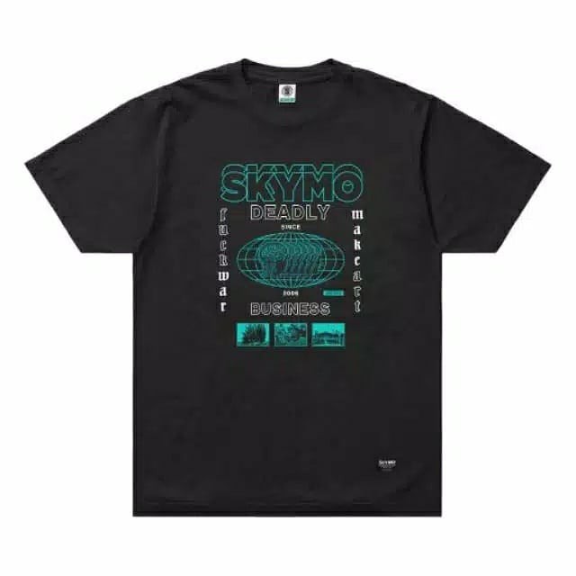 TSHIRT SKYMO SWWET TOXIC BLACK