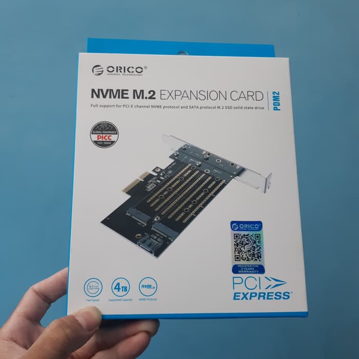 PCI Express M.2 NVME Card Orico PDM2 - Pcie M2 Nvme