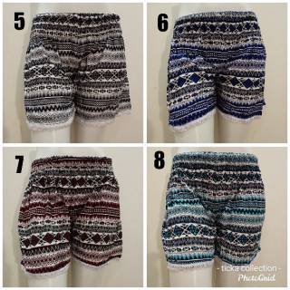  Celana  pendek  renda kecil motif etnik khas  bali  Shopee 