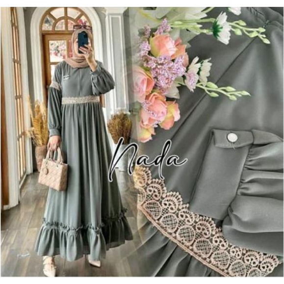 Gamis Kondangan Wanita Jumbo Ld 120 130 140 SIENNA DRESS S M L XL XXL 3XL 5L Gamis Ceruty Babydoll Terbaru 2022