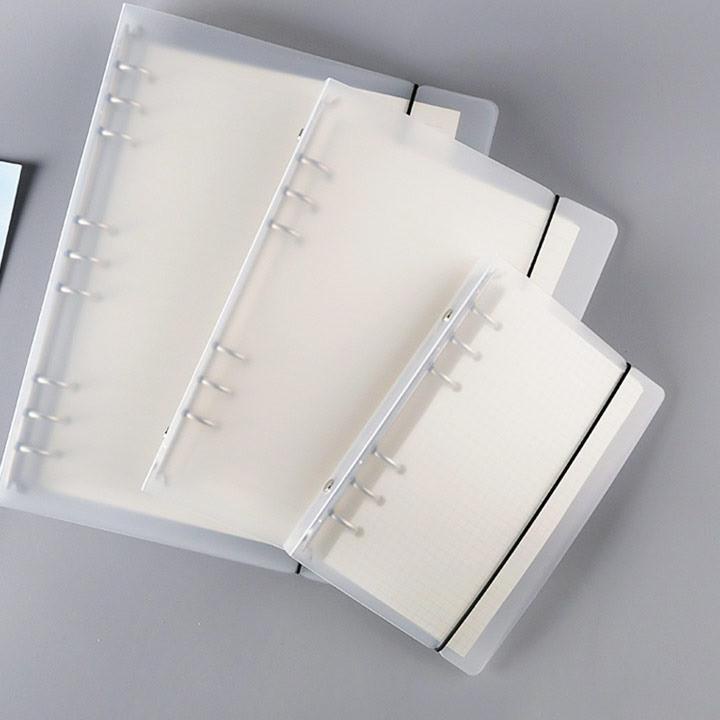 

Belanja kuat- DIY Binder 6 Ring PLASTIC Binder Cover A7 / Binder Transparan A7