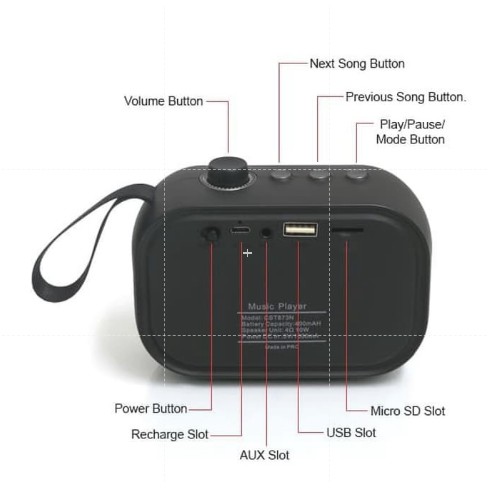 SIMBADDA SPEAKER BLUETOOTH CST 330N NEW ARRIVAL REVOLUTION READY STOK