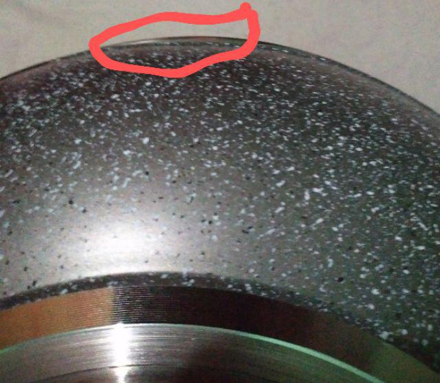 Kh Cypruz Kuali Wajan Induksi Marble With Lid 26cm Kuali Induksi 26 Cm Premium Cookware