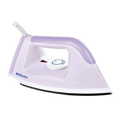 SETRIKA KERING LISTRIK MIYAKO EI 1008M TEFLON DRY IRON GOSOKAN TERMURAH LOW WATT ANTI LENGKET