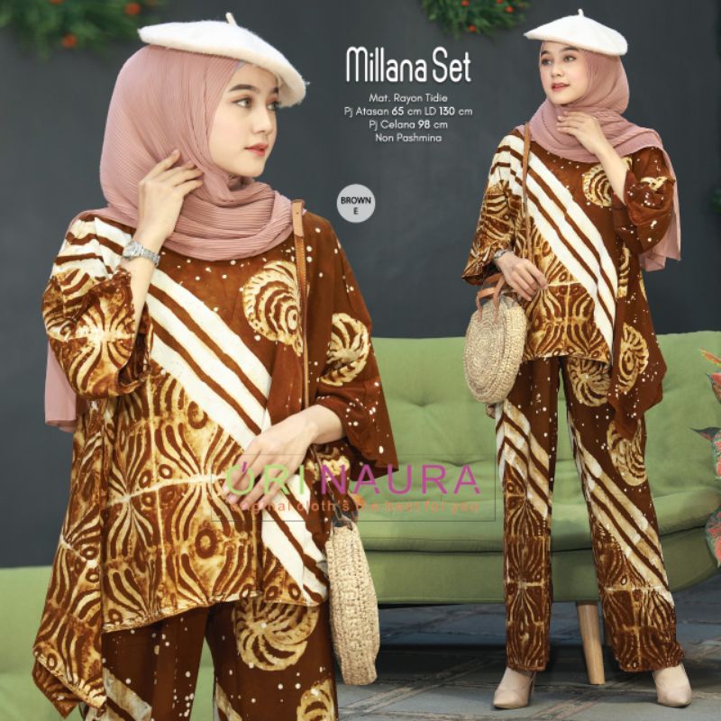 MILANA SET BAJU SETELAN PANT BY ORI NAURA