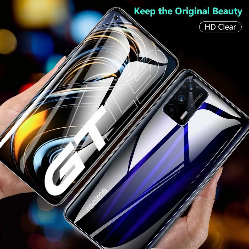 USAMS - HYDROGEL FILM CUTTING ANTI GORES REALME 7 PRO 5G 7i C17 X7 PRO GT NEO FULL SCREEN COVER