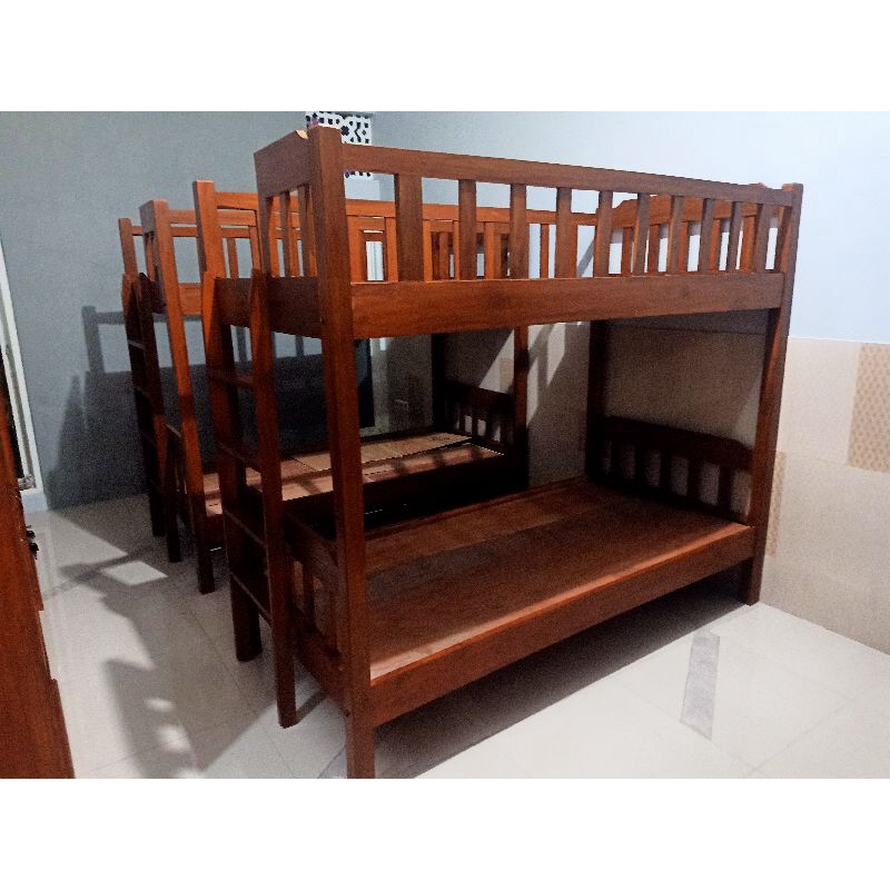 dipan tingkat kayu jati dipan susun