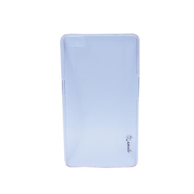 PREMIUM CASE SMILE HARD CRYSTAL SMARTFREN ANDROMAX R2 PINK LIGHT