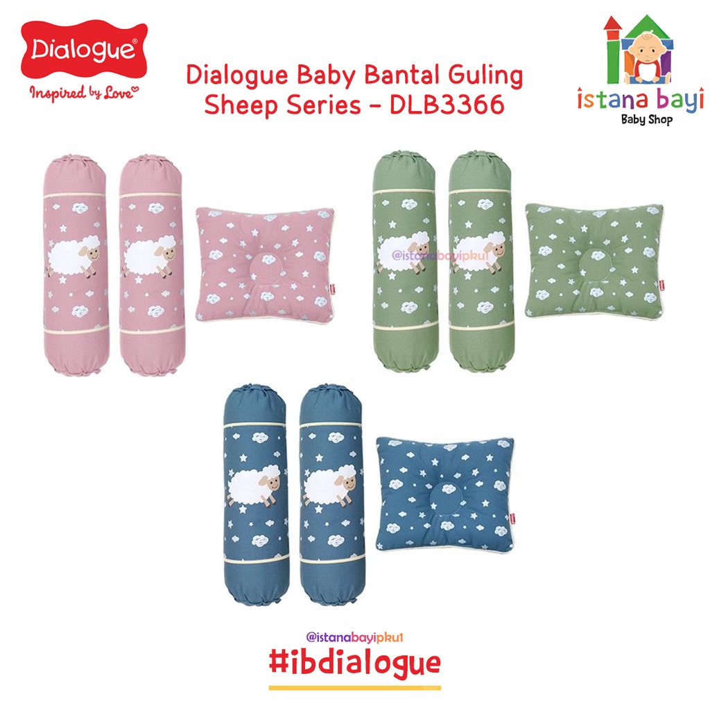 Dialogue Baby Bantal Guling Sheep Series DLB3366 - Bantal Bayi