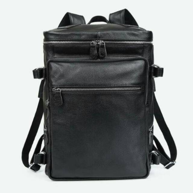 DISTRO Klub New Arrival - Tas Sekolah Kulit II Backpack Up To 15 Inch - Tas Pria Tas Wanita Laptop