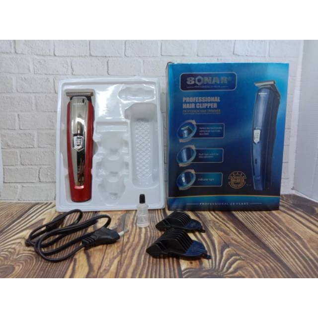 Promo Terbaru!!! Alat Cukur Rambur Professional Hair Clippers Sonar SN-6818/ Mesin cukur tanpa kabel mudah digunakan dan Berkualitas