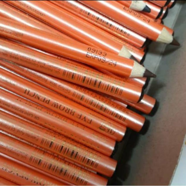 5 Pcs RANDOM Pensil Alis DAVIS Coklat dan Hitam BPOM ORIGINAL 100% / Pensil Alis Anti Air dan Tahan Lama DAVIS Orange Murah / Drawing Eyebrow Pencil Waterproof Kosmetik Wanita Make Up TERLARIS