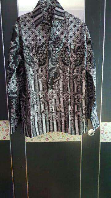 Kemeja Batik Pria Lengan Panjang Size M L Xl Kemeja Anabel