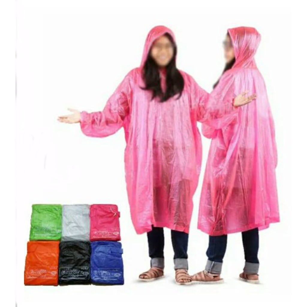 Jual Jas Hujan Karet Elmondo Ceria Poncho Celana Baju Shopee Indonesia