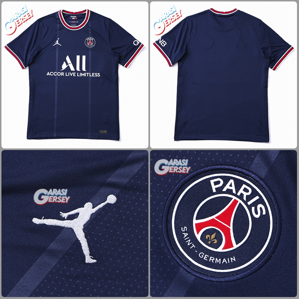 Jersey PSG Home 2021/2022 Paris Saint Germain Grade Ori