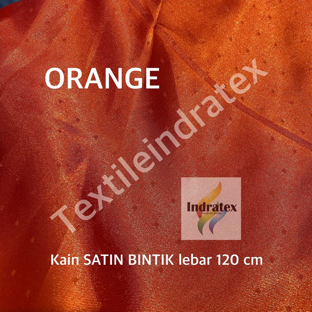 ( per setengah meter ) KAIN SATIN SATEN BINTIK LEBAR 120 CM BAHAN HORDENG GORDEN SCHRUNCIE HAMPERS PARSEL CRAFT KERAJINAN TANGAN