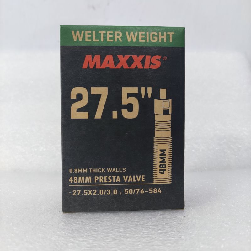 Ban Dalam maxxis 27.5 x 2.0 2.125 2.30 2.35 2.40 2.50 3.0 presta 48mm sepeda gunung mtb fatman