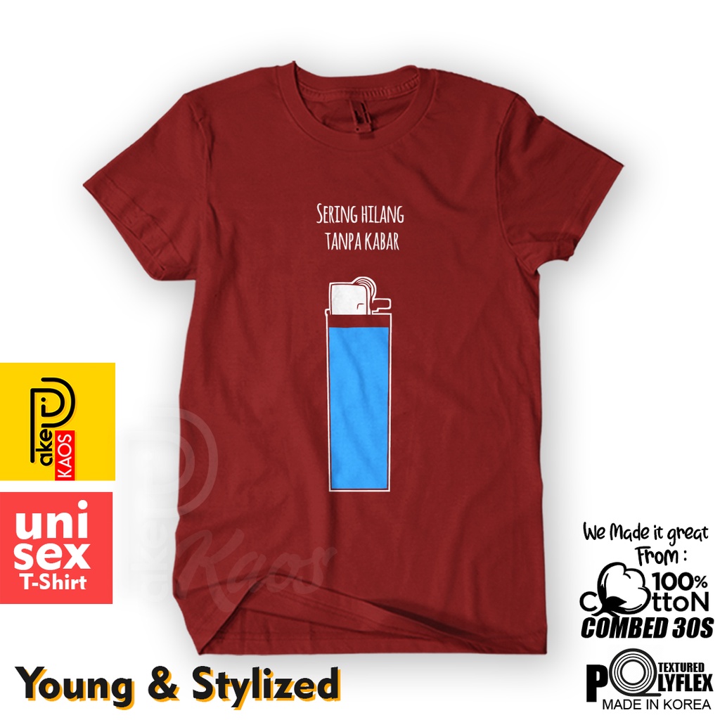 BISA COD - Kaos Distro Murah SERING HILANG TANPA KABAR Lengan Pendek Cotton 30s / Kaos Distro Origin