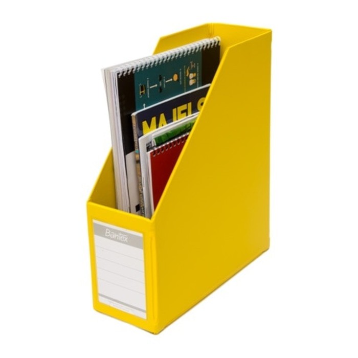 

Bantex Magazine File (Box File) A4 10cm Lemon #4012 26