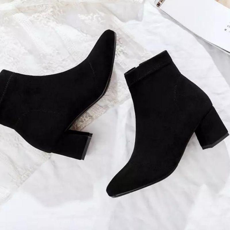 Boot Wanita Korea Kekinian/Sepatu Wanita Terbaru/Sepatu Boot/Boot Wanita/Sepatu Boot