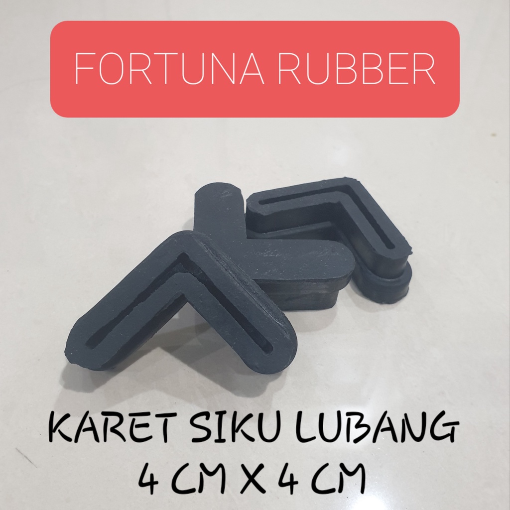 KARET SIKU LUBANG ORIGINAL UKURAN 3,5 CM X 3,5 CM