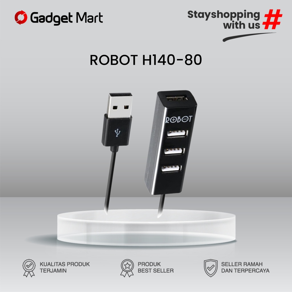 ROBOT H140-80 USB Hub 4 in 1 Port 2.0