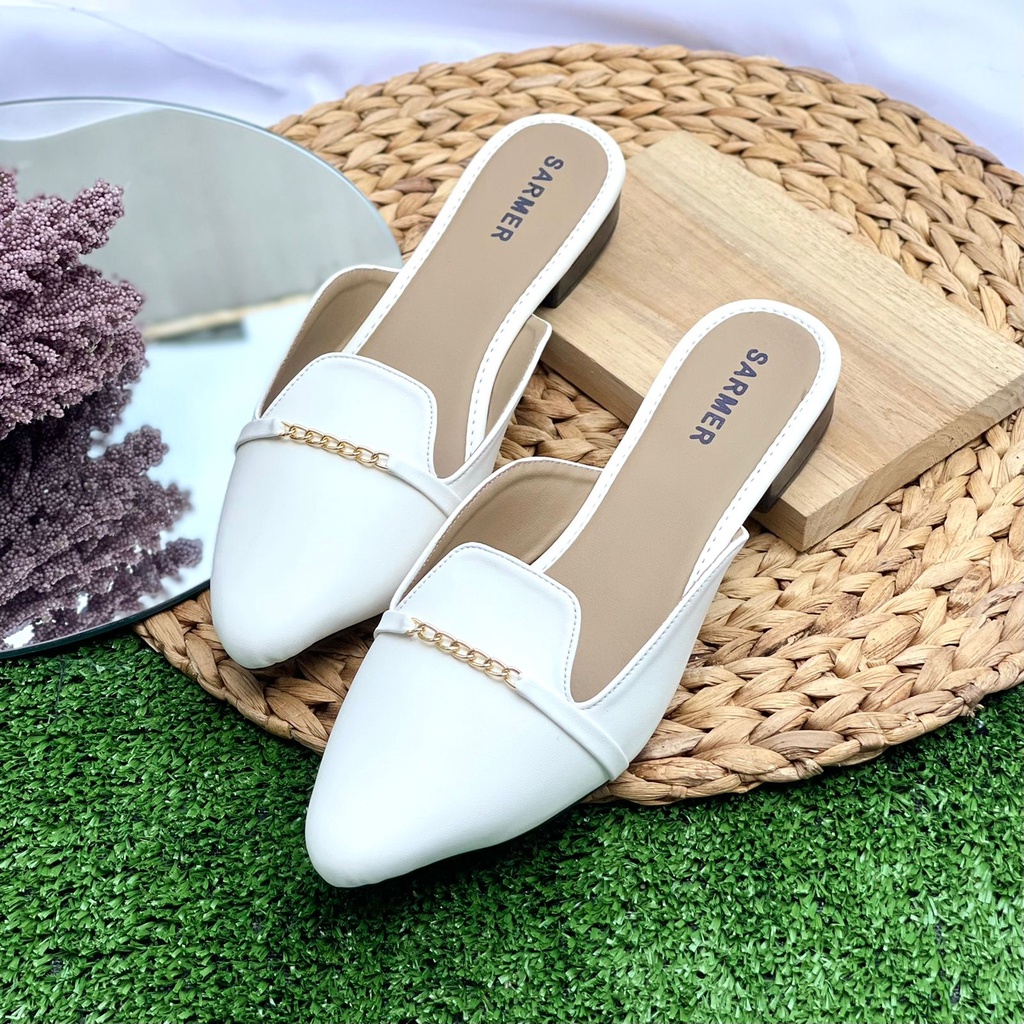 SARMER - ALICE MULES WHITE