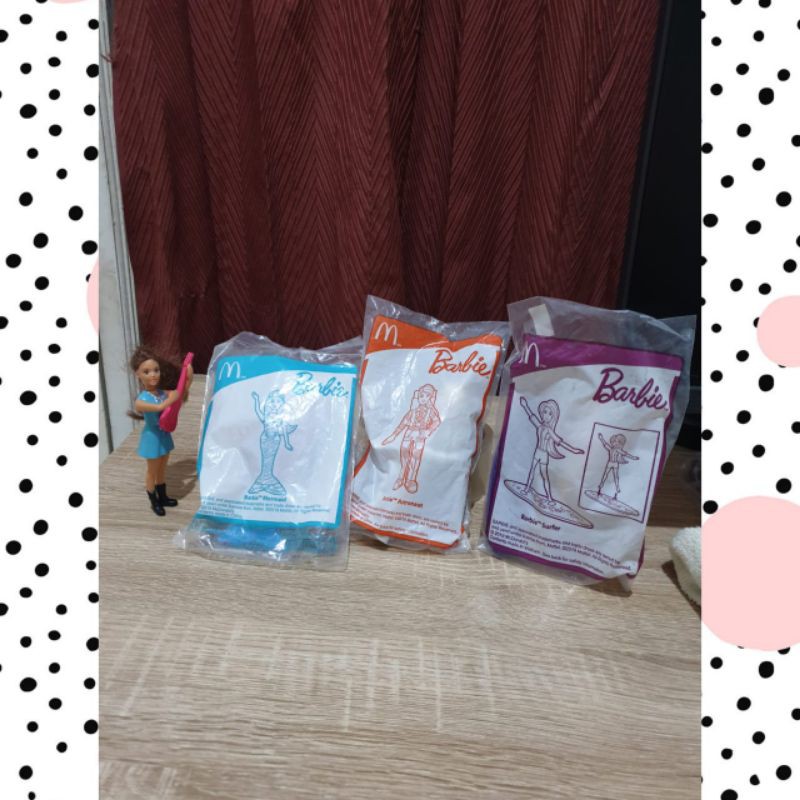 Happy Meal Barbie Vintage Happy Meals Mcdonalds Mainan Mcd Barbie Boneka Cewek Boneka Bayi Fashion