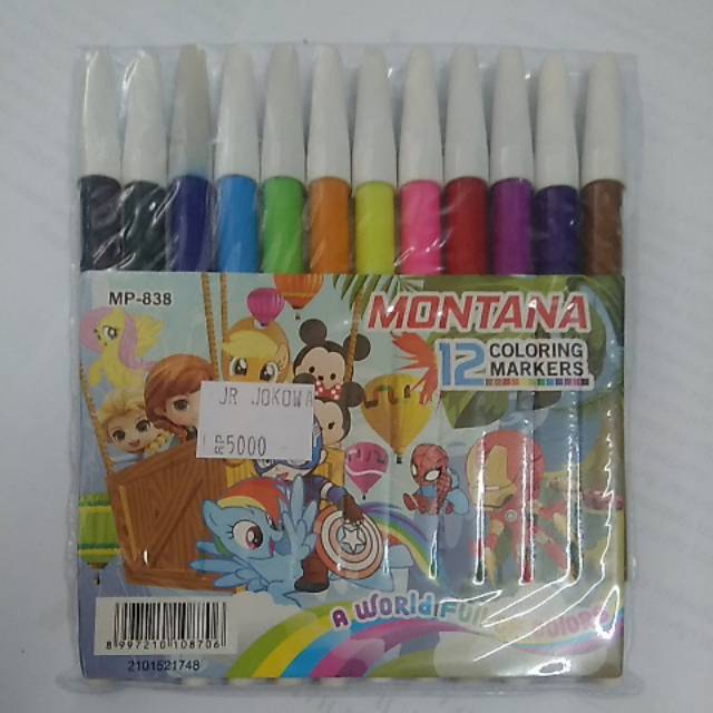 

Spidol warna 12 Montana