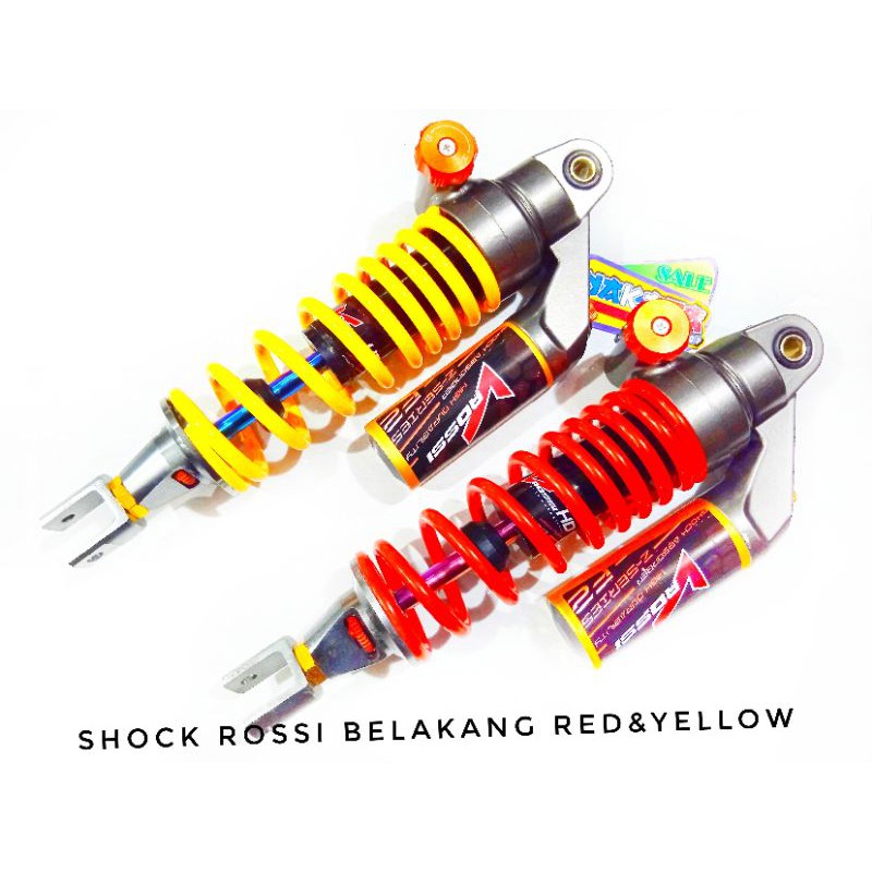shockbreaker belakang motor matic rossi shock motor variasi shock belakang motor matic rossi merah