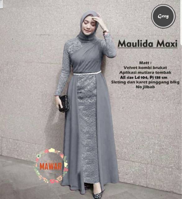 MAULIDA MAXI - LAKSHANA BRUKAT MAXY best seller