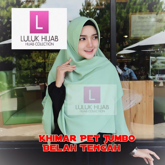 Daily Khimar Jilbab Hijab Kerudung Instan Bergo Jumbo Syari Instan Pet Antem Simple Penguin wolfis