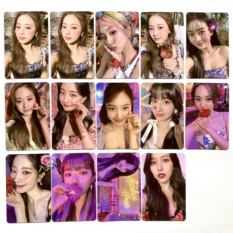 TWICE - Taste Of Love : PHOTOCARD / PC Tzuyu, Chaeyoung, Jihyo, Nayeon, Mina, Momo, Jeongyeon