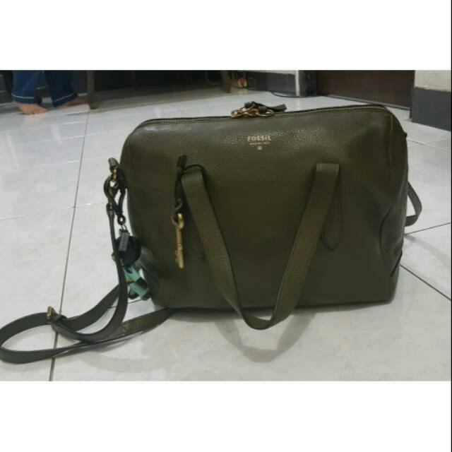 PL (Preloved) Fossil sydney satchel bag canteen