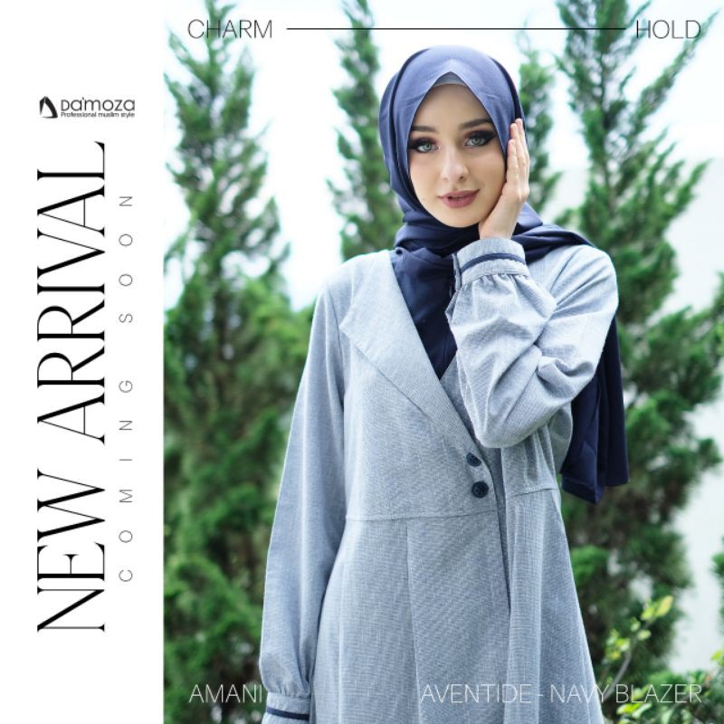 Gamis Terbaru 2021 Damoza//Amani AVENTIDE-NAVY BLAZER