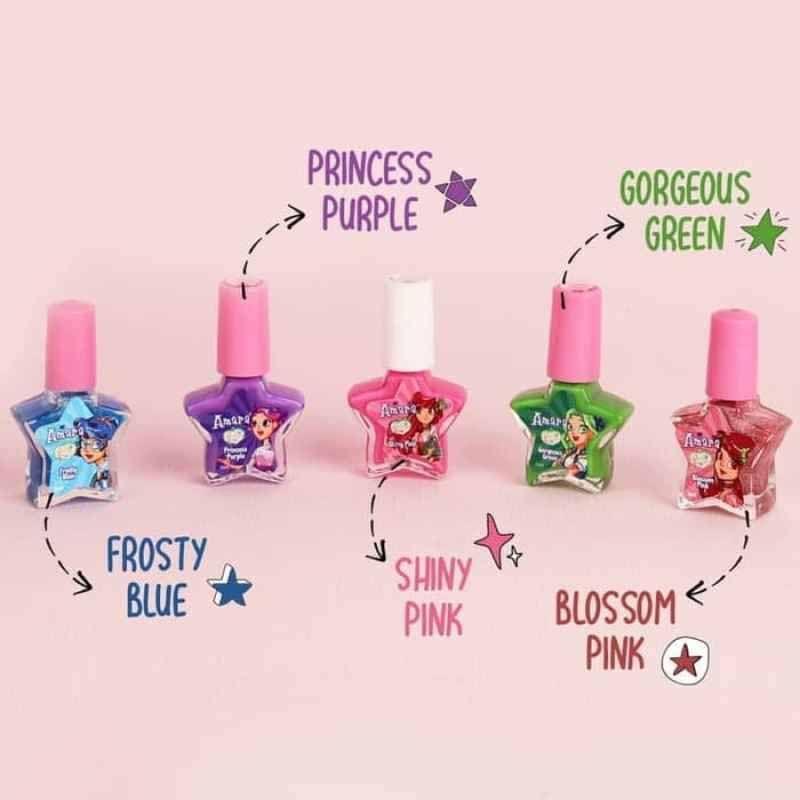 AMARA Nail Polish Cutie Frutti [Kutek Untuk Anak] - 5ml