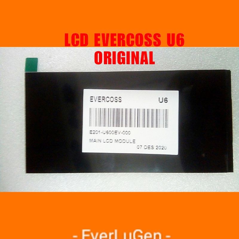 LCD TOUCHSCREEN EVERCOSS U6 XTREAM ONE PLUS 100% ORIGINAL