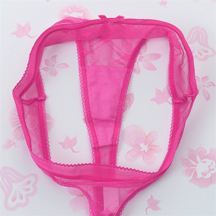 G String Low Waist Sexy Transparan Celana Dalam Wanita Seksi Romantis cd 3C199