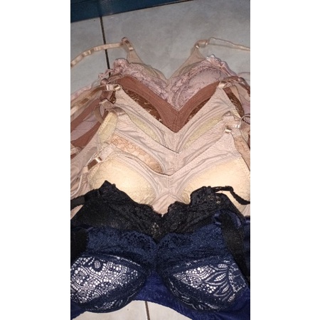 Daleman Bra Wanita Bh Bandung Renda Busa Tanpa Kawat