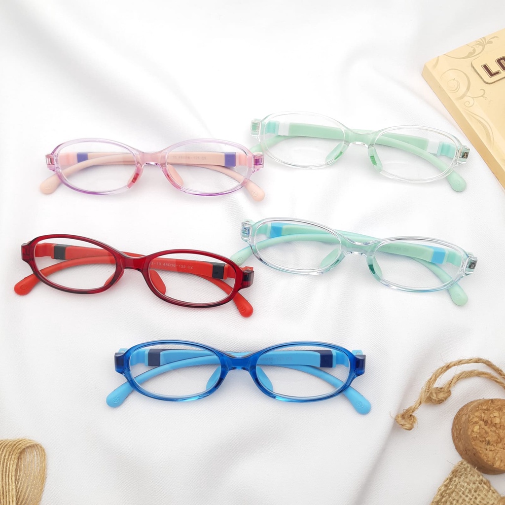 [Bisa COD] [Kacamata Anak TRD 10] 48-16-125 Kacamata Anti Radiasi Komputer / HP / Kacamata Minus / K